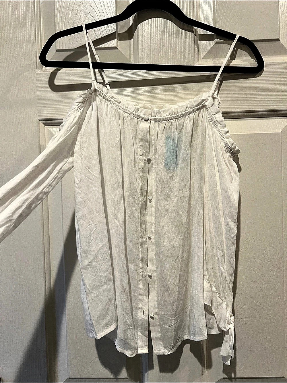 Beaul 3/4 TOP White Top Size Small NWT
